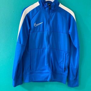 Nike medium boys/girls blue white Jacket